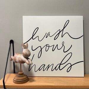 Decorative Wall Art - Wash Your Hands Sign